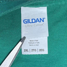 Gildan Men's Graphic T Shirt Cha Ching Deposit Money Souvenir Green Size 2XL