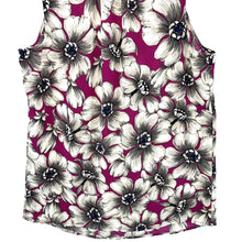 Ann Taylor Women's Floral Tank Top Flowy Lightweight Office Purple Gray Size XSP