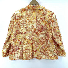 Red Yellow Paisley Jacket Women's XL