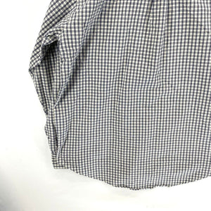 Wrangler Men's Plaid Button Up Shirt Rugged Wear Outdoor Blue White Size L