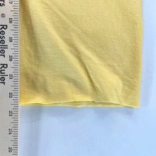 Pluma Women's Cropped T Shirt Gail Family Florist Stitching Yellow Size 2XL