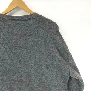 Modern Reconstructed Women's Sweater Yellowstone Wyoming Souvenir Gray Size L