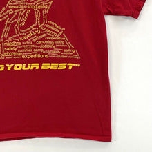 Gildan Men's T Shirt Do Your Best Arrow Life Boy Scout Red Size Youth L Adult S