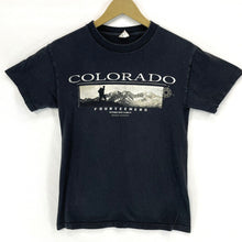 Delta Men's T Shirt Colorado Fourteeners Mountain Expedition Vtg Black Size S