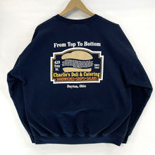 Gildan Men's Sweatshirt Charlie's Deli Sandwich Dayton OH Souvenir Blue Size XL