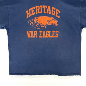 Gildan Men's Graphic T Shirt Heritage War Eagles Sports Navy Blue Size 2XL