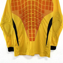 Men's Soccer Goalie Jersey 1 Axel Padded Chest Elbows Lightweight Yellow Size M