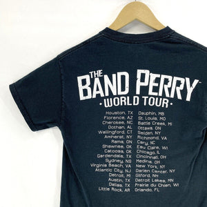 Gildan Unisex T Shirt The Band Perry World Tour Country Music Black Size S