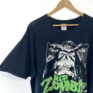 Gildan Rob Zombie Graphic Tee Shirt It's A Deadly Nightmare! Vintage Y2K Size XL