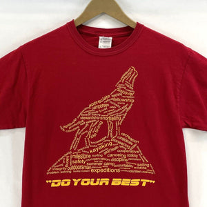 Gildan Men's T Shirt Do Your Best Arrow Life Boy Scout Red Size Youth L Adult S