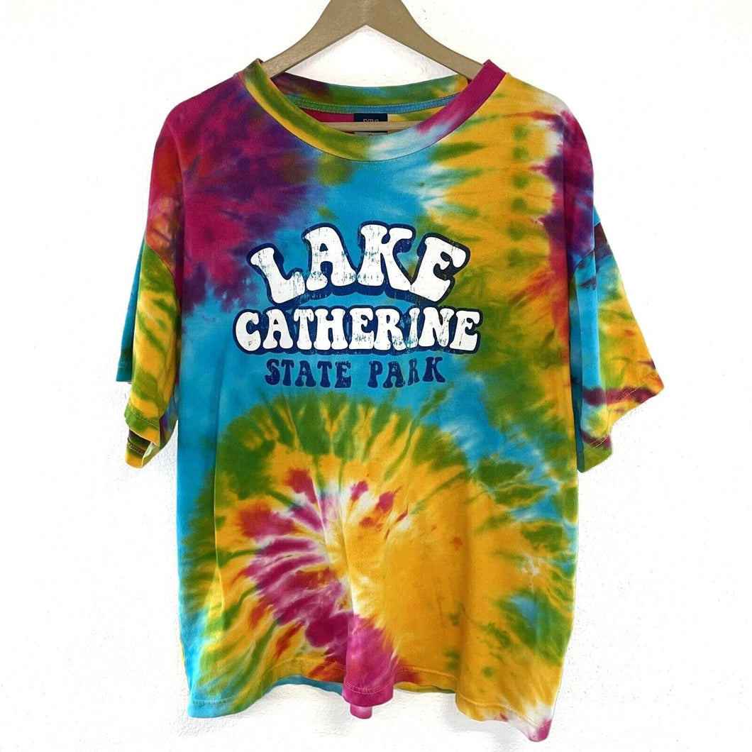 MV Sport Lake Catherine State Park Men's Size XL Tye Dye