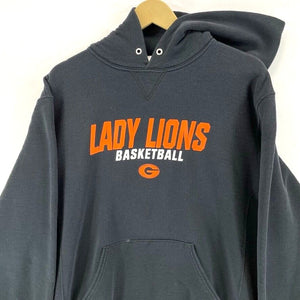 Russell Athletic Men's Sweater Hoodie Lady Lions Basketball Sports Black Size L