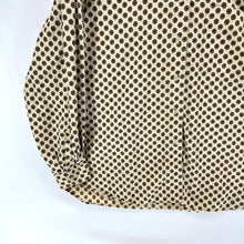 Liz Claiborne Women's Blouse Light Button Up Sunflower Polka Dot Beige Size 20