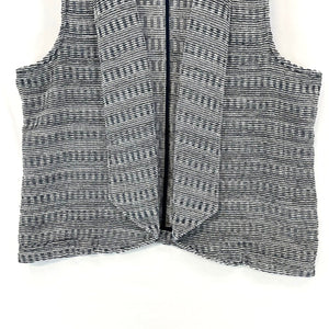 Elegant Open Knit Vest Nautical XL