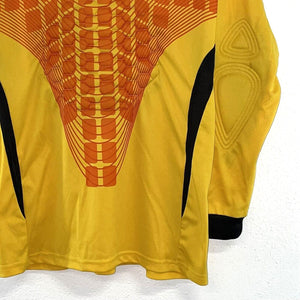 Men's Soccer Goalie Jersey 1 Axel Padded Chest Elbows Lightweight Yellow Size M