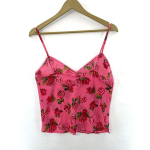 Ladies Sexy Floral Crop Camisole M